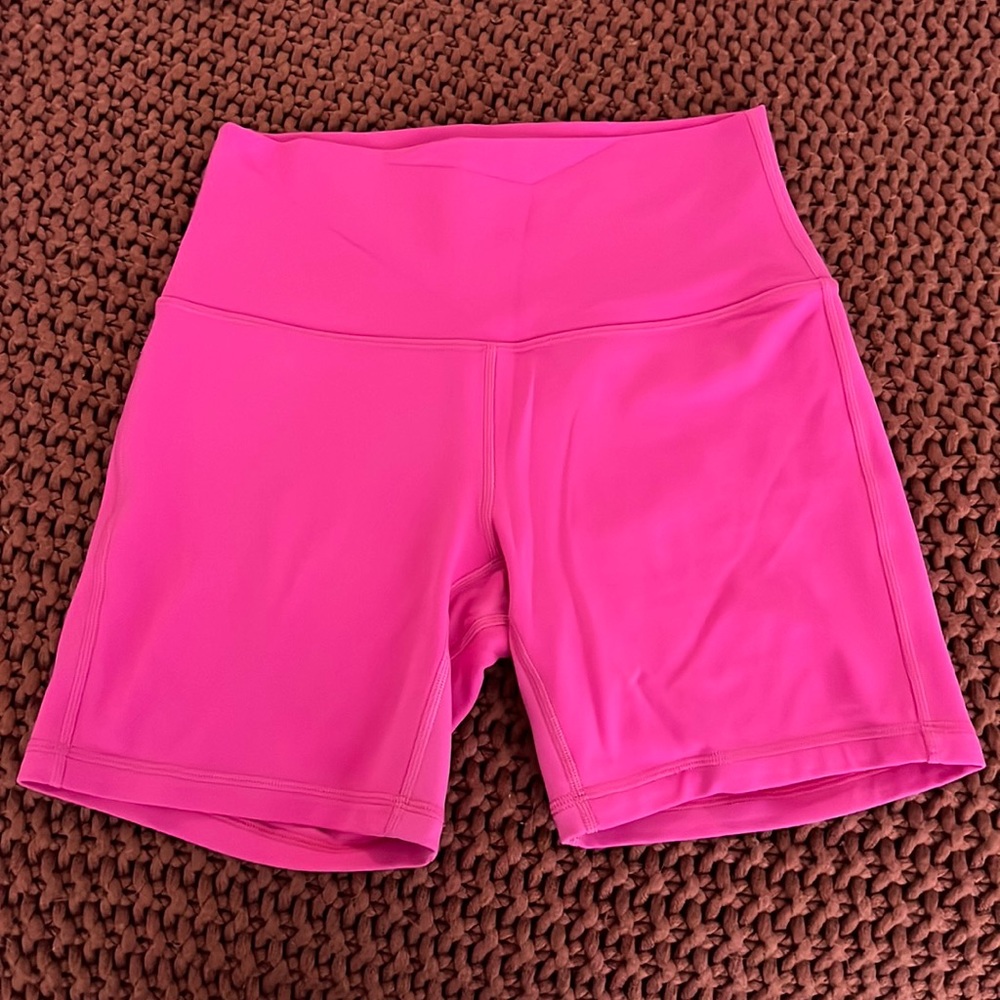 Lululemon sonic pink align shorts 6inch